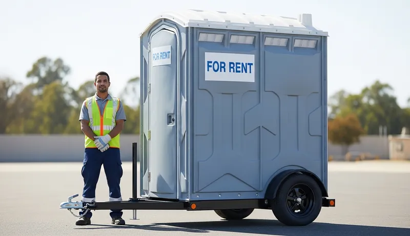Porta potty for home renovations in Franklin